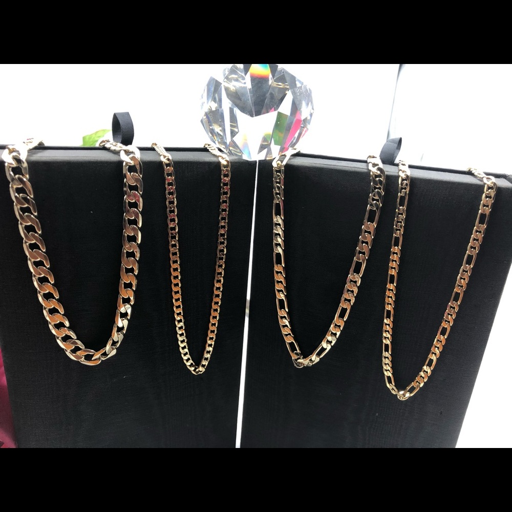 Men’s Miami Cuban Link & Figaro Chain 📿